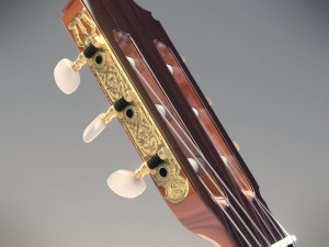 Classic Guitar 3D 模型