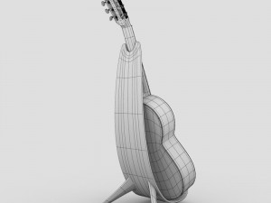 Classic Guitar 3D 模型