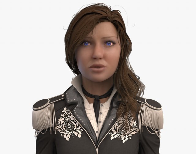 Woman Bust 3D मॉडल .c4d .max .obj .3ds .fbx .stl .blend 