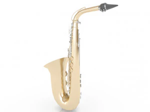 Saxophone 3D Model