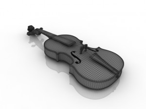 Violin Modelo 3D