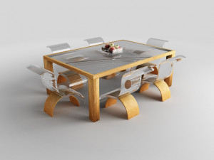 Dining Table 3D 模型