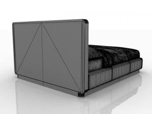 Double bed 3D Model