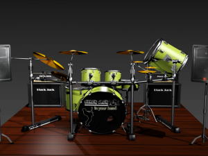 Black Jack Drum 3D Model