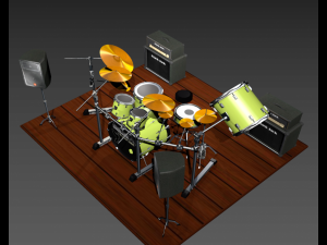 Black Jack Drum 3D Model