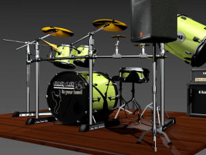 Black Jack Drum 3D Model