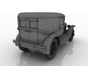 Pearce Vintage car 3D Model
