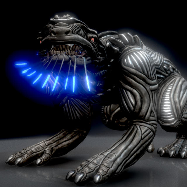 Alien Animal Modelo 3D .c4d .max .obj .3ds .fbx .stl .blend 