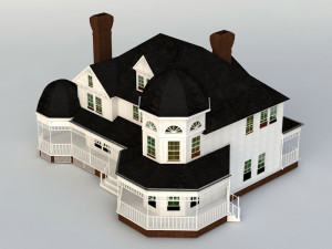 Victorian House Model 3D