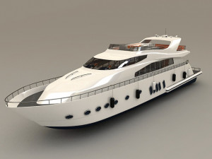 Exclusive Yacht 3Dモデル