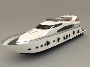 Exclusive Yacht 3D Model