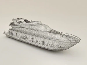 Exclusive Yacht 3D Model