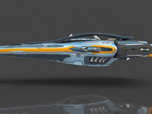 Luminaris starship 3D Model