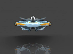 Luminaris starship 3D Model