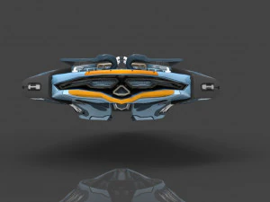 Luminaris starship 3D Model