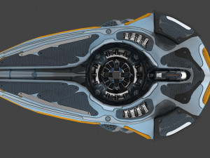 Luminaris starship Modelo 3D
