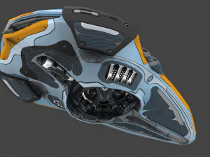 Luminaris starship 3D Model