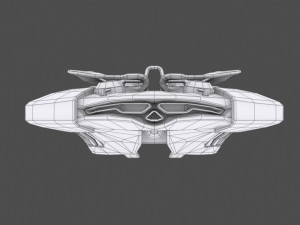 Luminaris starship Modelo 3D