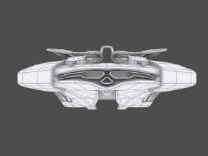 Luminaris starship 3D Model