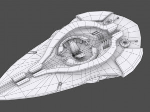 Luminaris starship Modelo 3D