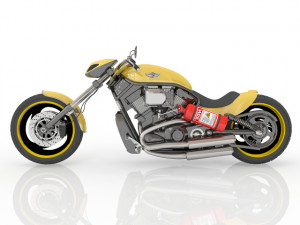 Motorcycle Kawasaki Modelo 3D
