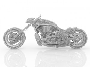 Motorcycle Kawasaki Modelo 3D