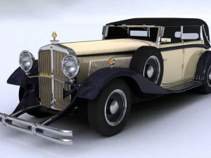 Maybach DS8 Zeppelin 1938 3D Model