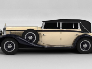 Maybach DS8 Zeppelin 1938 Model 3D