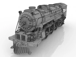Locomotive 3D Model