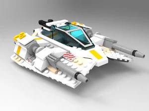 Snowspeeder Guerra nas Estrelas Modelo 3D