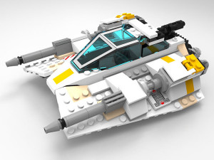 Snowspeeder Star Wars Model 3D