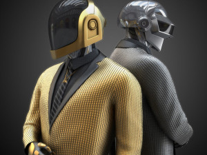 Daft Punk 3D Model
