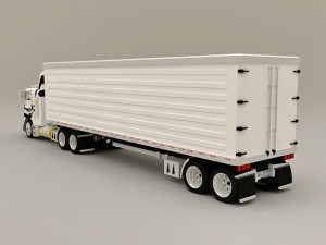 Box Truck Container 3D 模型