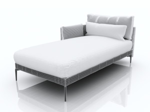 Daybed Vito Palazzo 3D 模型