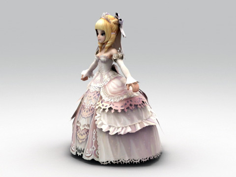 Anime Bride 3Dモデル
