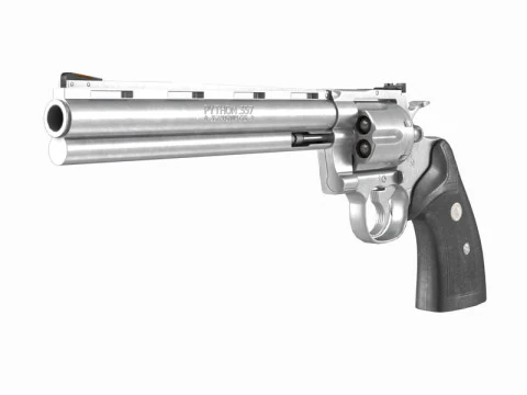 Colt Python 8 pulgadas Modelo 3D