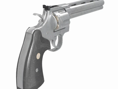 Colt Python 8 pulgadas Modelo 3D
