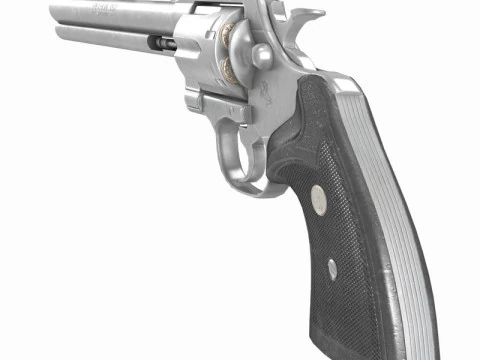 Colt Python 8 pulgadas Modelo 3D
