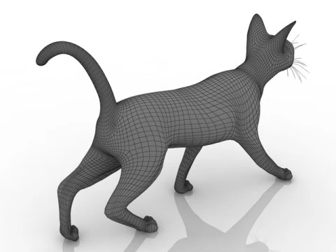 Gato Modelo 3D