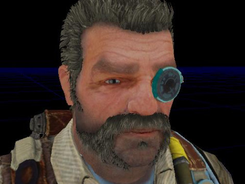 Whit Oliver Bulletstorm character 3D Model