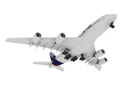 Airbus A380 3D Модель