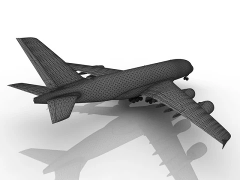 Airbus A380 3D Model