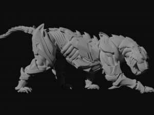 Mecha Panther 3Dモデル
