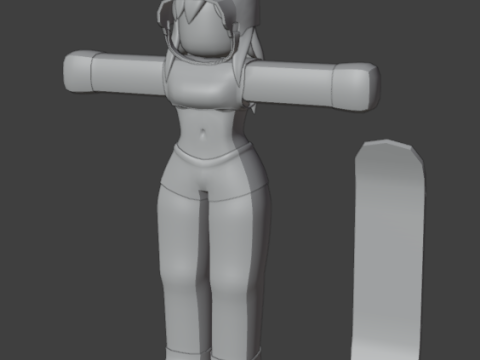Roblox skater girl r34 3D मॉडल