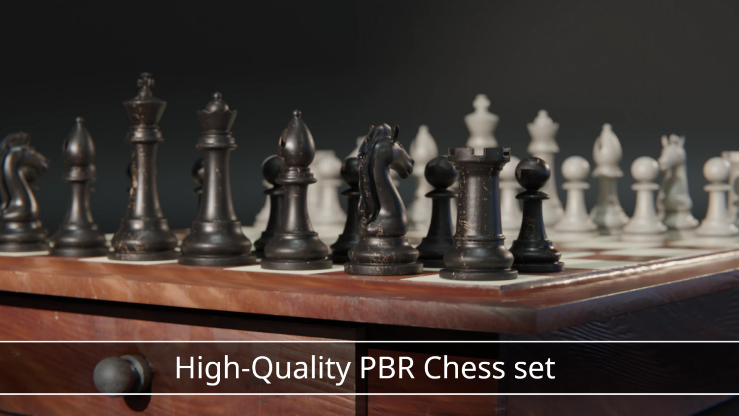 Premium 3D Chessboard Model 3D Model .c4d .max .obj .3ds .fbx .stl .blend 