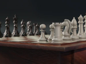 Premium 3D Chessboard Model 3D Model