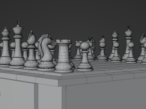 Premium 3D Chessboard Model 3D Модель