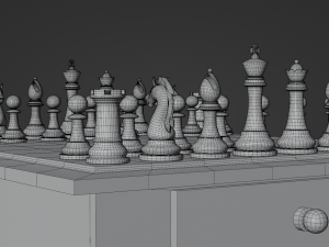 Premium 3D Chessboard Model 3D Модель