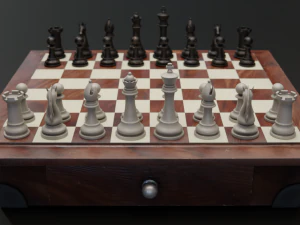 Premium 3D Chessboard Model 3D Model