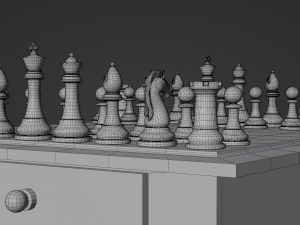 Premium 3D Chessboard Model 3D Модель